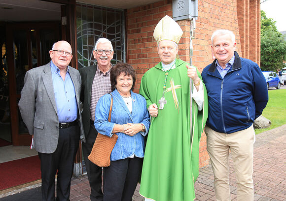 At the Golden Jubilee Mass at the Church of the Incarnation, Frankfield.