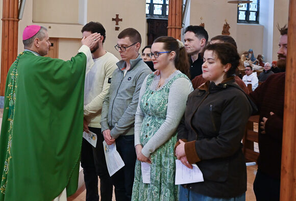 Receiving the Sign of the Cross