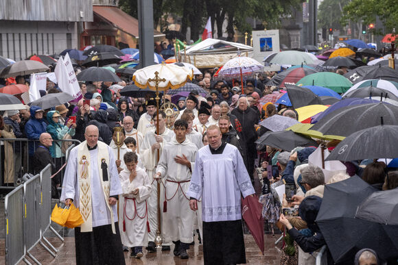 Free Pic - No Repro Fee - June 7, 2026The Diocese of Cork and Ross held its 100 Eucharistic Procession in Cork on Sunday, June 7. This very special and historic celebration commemorated the centenary of the first Euchasictic Procession in Cork one hundred years ago.Pic: Brian Lougheed