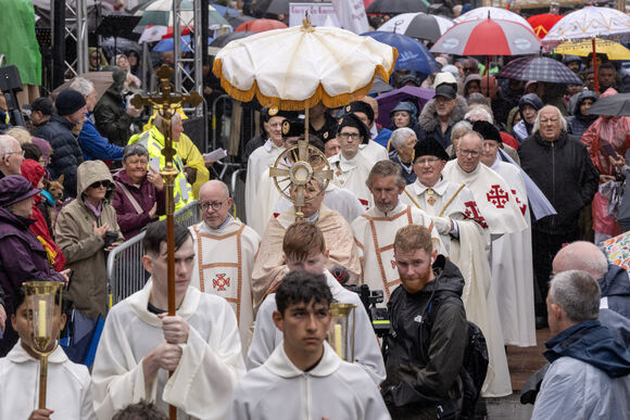 Free Pic - No Repro Fee - June 7, 2026The Diocese of Cork and Ross held its 100 Eucharistic Procession in Cork on Sunday, June 7. This very special and historic celebration commemorated the centenary of the first Euchasictic Procession in Cork one hundred years ago.Pic: Brian Lougheed