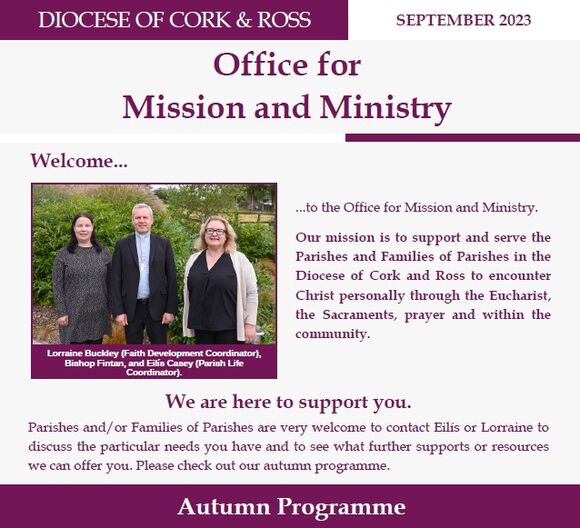 Mission and Ministry Newsletter - Sep 2023