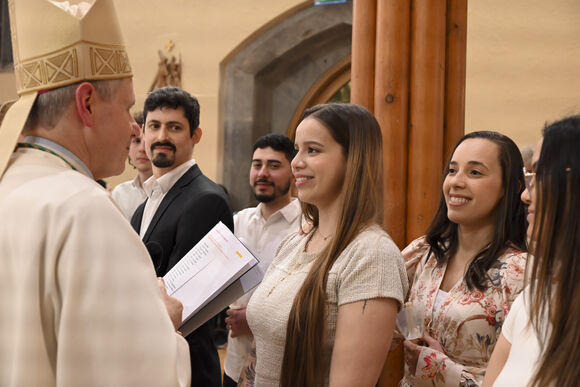 Vitoria Sila De Oliveira who received confirmation at the Easter Vigil