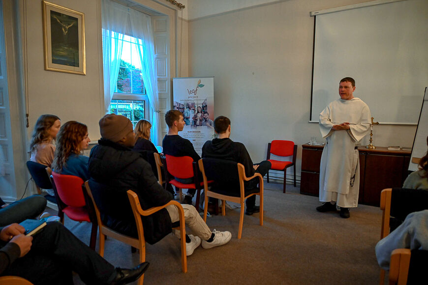 Fr Colm Mannion OP was one of the guest speakers for the 'Foundations in Theology' group