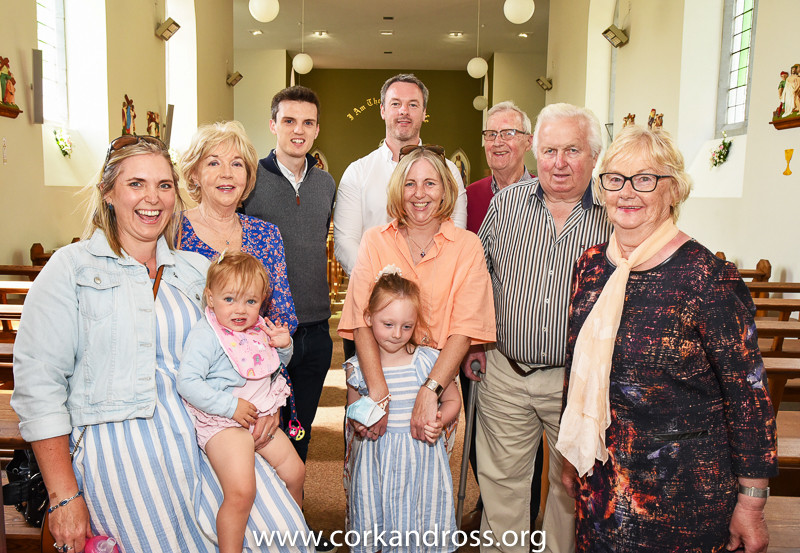 Parishioners celebrating at Ballygarvan Church for its bi-centenary.