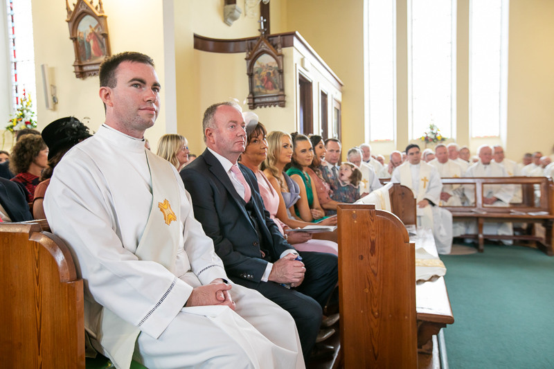 The Ordination to Priesthood of Fr Ronan Sheehan at St. John the Baptist Church, Newcestown, by BIshop Fintan Gavin, Bishop of Cork and Ross. (Photo: Peter Pietrzak)