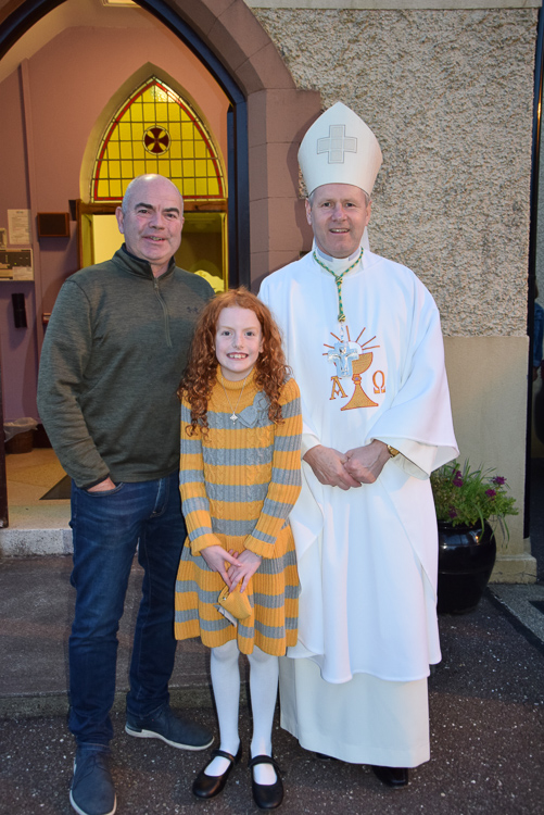 Images taken at Ballingeary during Bishop Fintan's pastoral visit to Uibh Laoire parish (pic. Nóirín Uí Thuama)