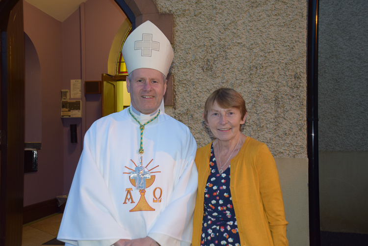 Images taken at Ballingeary during Bishop Fintan's pastoral visit to Uibh Laoire parish (pic. Nóirín Uí Thuama)