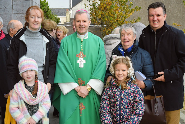 Bishop Fintan visits Blackrock Parish