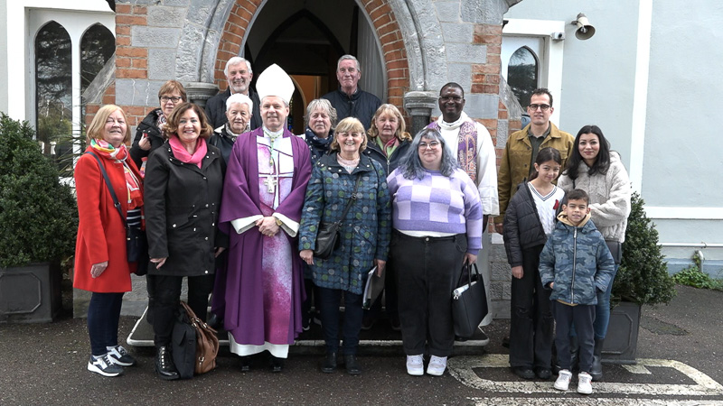 Bishop Fintan visits St. Joseph’s Parish. Blackrock Road