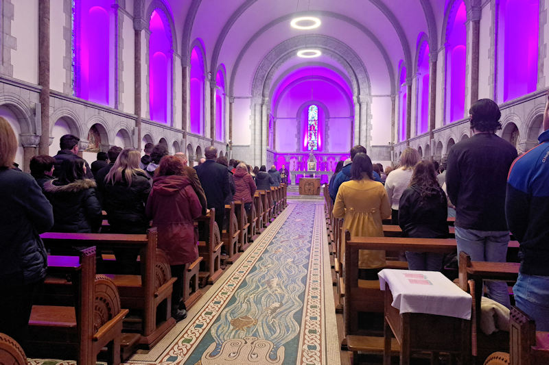Ash Wednesday Mass celebrated in the Honan Chapel