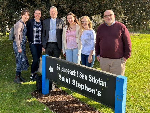 UCC Chaplaincy Team and Bishop Fintan Gavin visit St. Stephen's Chaplaincy UCD