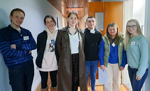 World Youth Day pilgrims Jack Maguire, Sarah O'Driscoll, Emma Ryan, Roger Power, Rosaleen Piero Doyle and Sheila Kelleher.