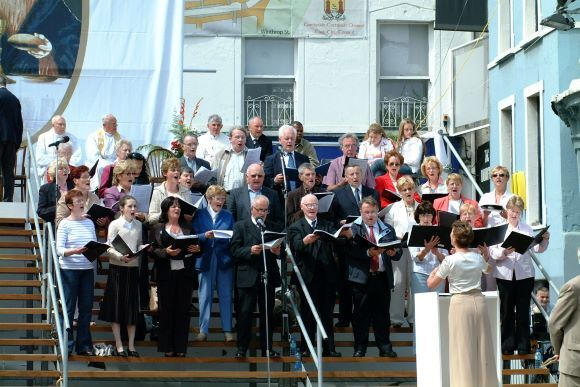 Cork's Corpus Christi Procession choir in 2005 was the Cathedral Choir.