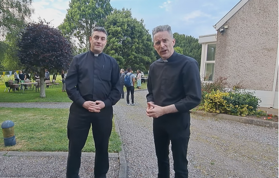 Fr. Marius O'Reilly (left) and Fr. Cian O'Sullivan, Diocese of Cork and Ross