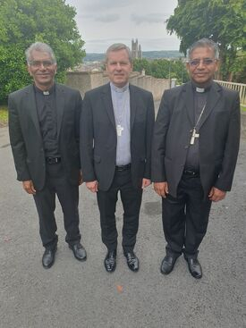 Recently Bishop Fintan welcomed Bishop Jose Porunnedom from the Syro-Malabar Diocese of Mananthavady in Kerala to Cork.