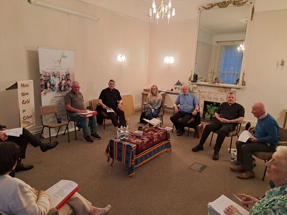 The Pilgrimage Organising Group recently met with Bishop Fintan to continue preparations.