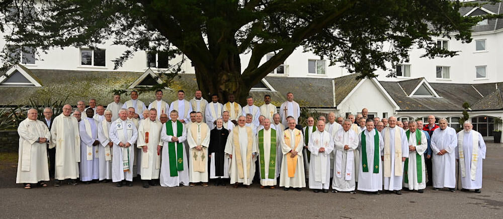Priests of the Diocese of Cork and Ross at the annual priests’ retreat