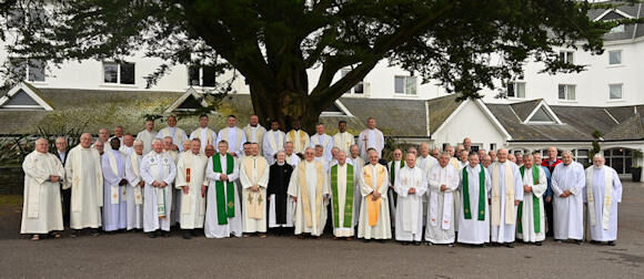 Priests of the Diocese of Cork and Ross at the annual priests’ retreat