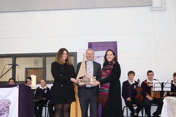 Presentation of Gift by Ms Hennigan and Ms Corkery RE