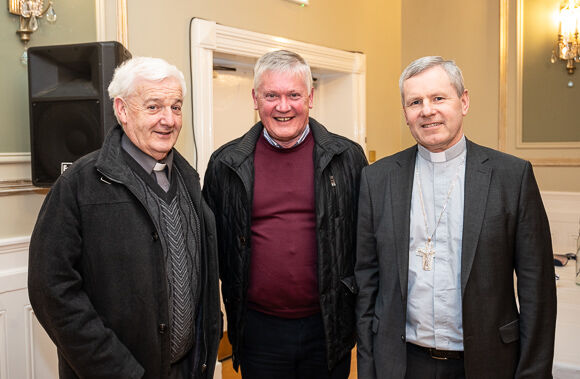 Attendees included Fr John McCarthy, Co-PP, Rosscarbery, Fachtna Whooley, Kilmacabea Parish and BIshop Fintan Gavin