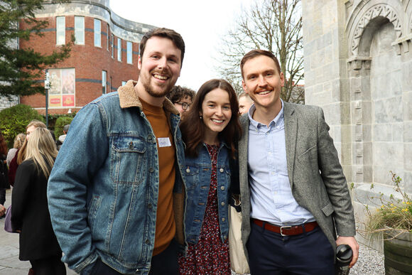 At CONNECT 4 in Cork - a faith centred event for young adults were Miriam Goulding (Sacred Heart Parish), Gavin Dunne (Laois) and Sean Flack (Dublin)