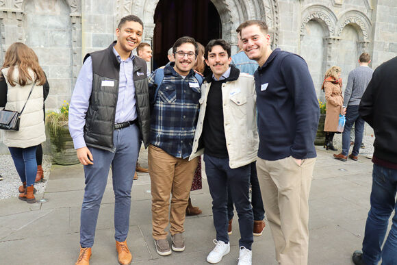Among those at CONNECT 4 in Cork - a faith centred event for young adults - were Brendan Keenan, Nicholas Abusada, André Guérin, Colin Caulfield.