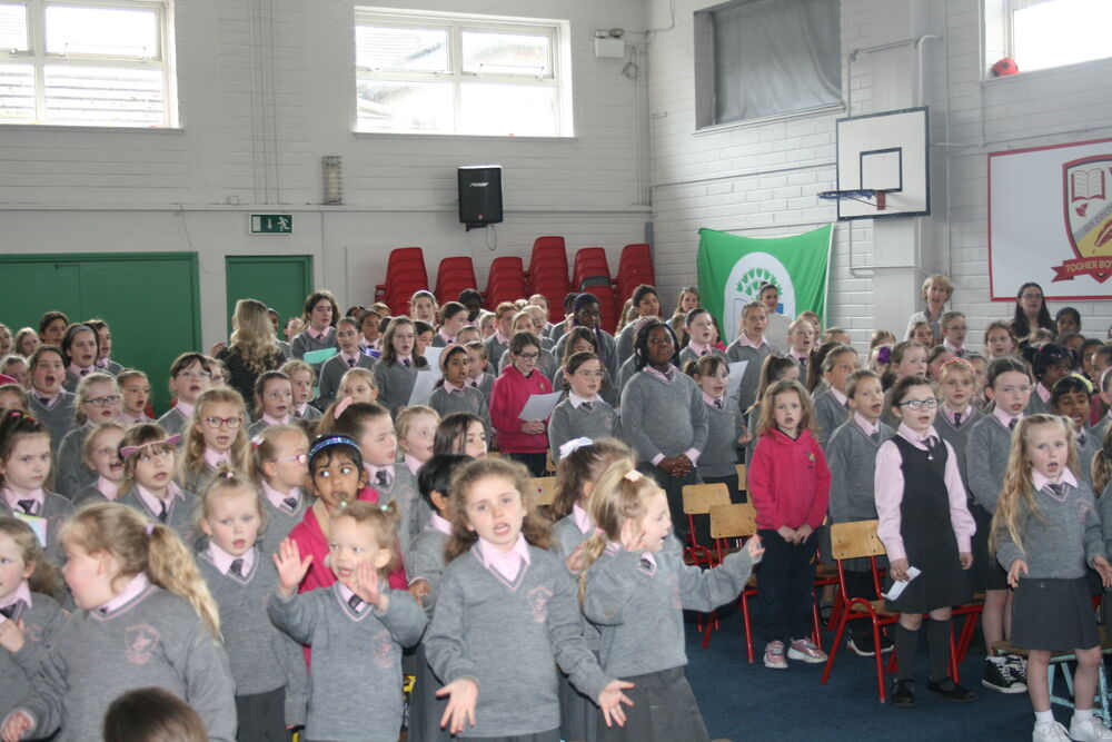 Scoil an Athar Maitiú GNS Togher – Prayer Assembly with Bishop Fintan