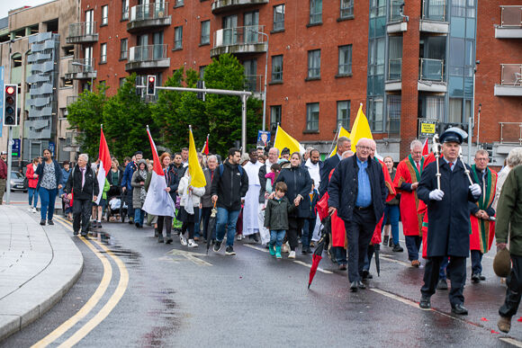 The Procession included members of Cork City Council and Lord Mayer Kieran McCarthy