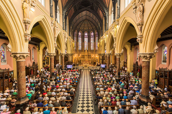 Ss. Peter and Paul's Church where the annual procession ends will co-host the new community for young adults