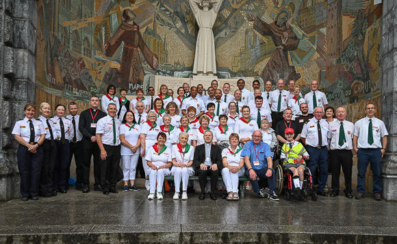 The adult helpers in Lourdes on the annual Cork and Ross pilgrimage