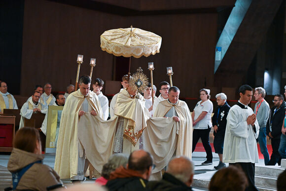 Eucharistic Procession at Lourdes