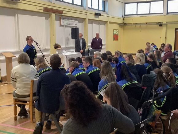 Bishop Fintan's Pastoral Visit to Scoil Bernadette, Montenotte