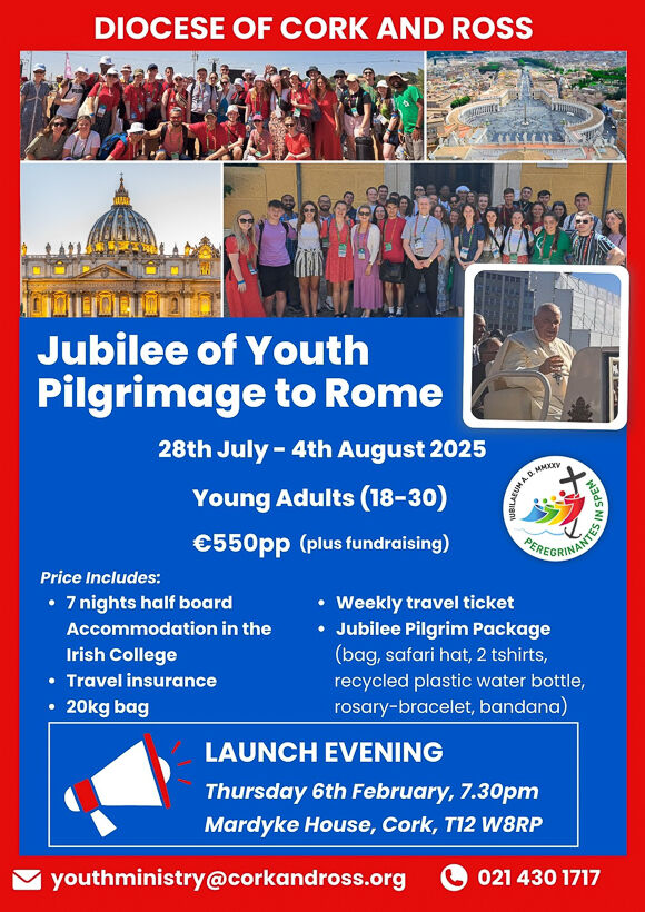 Young adults invited to travel to Rome for Holy Year pilgrimage