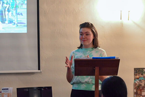 Sarah Ryan-Purcell shared her experience of World Youth Day.