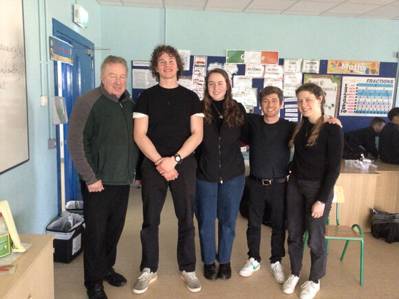 The NET Team at Togher BNS with Fr. John Walsh Co-PP