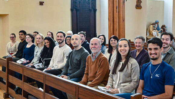 Candidates and Sponsors at the Cathedral