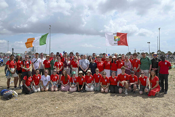 Cork and Ross Pilgrims at Tor Vergata
