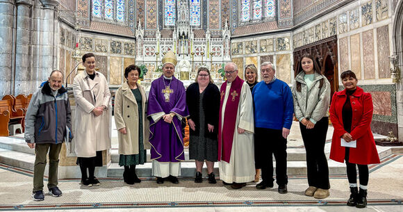 Bishop Fintan made a pastoral visit to Bandon Parish