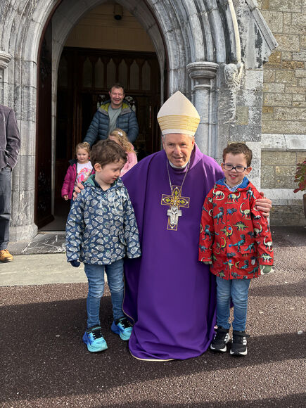 Bishop Fintan made a pastoral visit to Bandon Parish