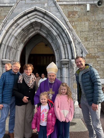 Bishop Fintan made a pastoral visit to Bandon Parish