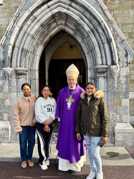 Bishop Fintan made a pastoral visit to Bandon Parish