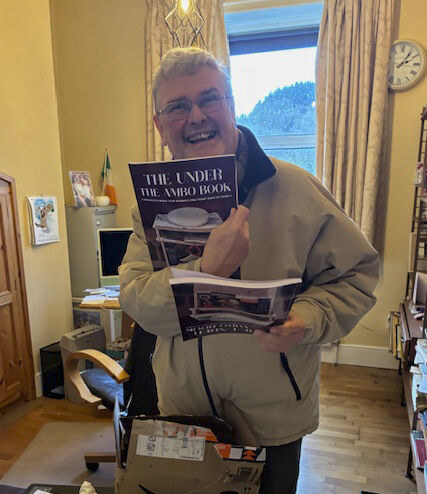 Fr Bernard Cotter with his new book
