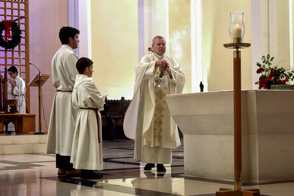 The Mass for the closing of the Jubilee Year celebrated at the Cathedral of St. Mary and St. Anne, Cork, with principal celebrant Bishop Fintan Gavin. (Michael English)