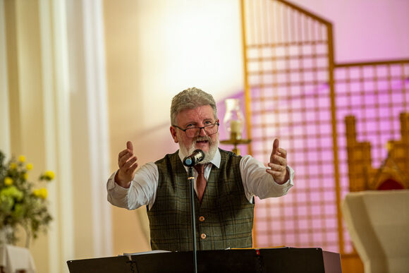 John Casey, Director of the Cathedral Choir at the Songs of Praise