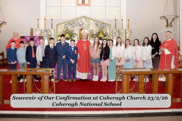Confirmation candidates from Caheragh NS