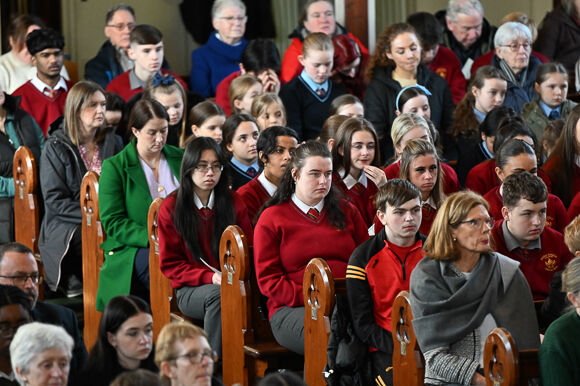 Part of the congregation at the Mass. Pic: Brian Lougheed