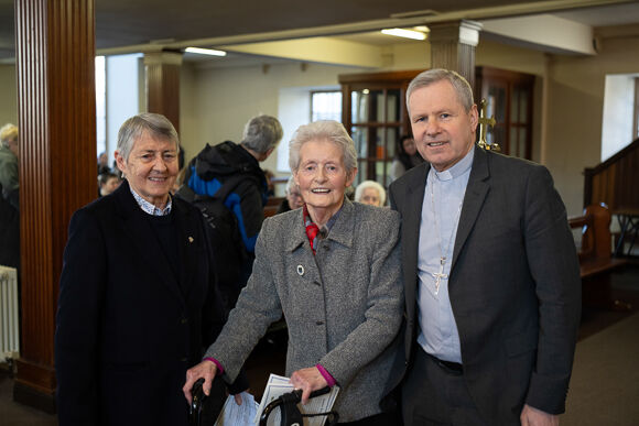 Sr. Sheila Kelleher; Sr. Mary Dinneen (organiser) and Bishop Fintan Gavin.
