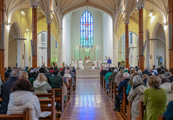 St. Patrick's Day Mass was celebrated at the Cathedral of St. Mary and St. Anne by Bishop Fintan GavinPic: Brian Lougheed