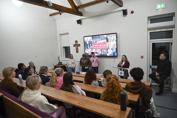 Attendees at the Lourdes Young Adult Helper Information Evening