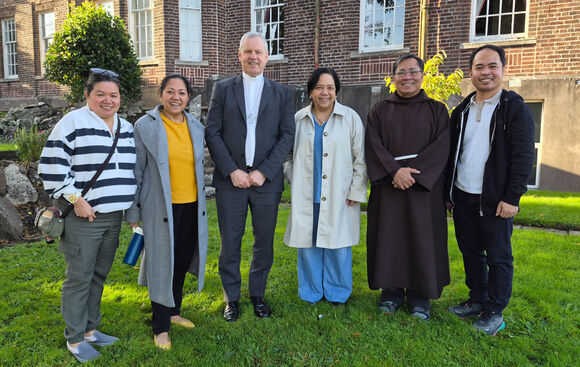 Filipino Catholic Community Visits Bishop Fintan 1